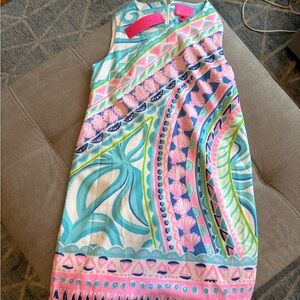 Lilly Pulitzer Colorful Patterned Midi Dress